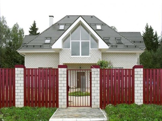 Штакетник П-образный А Монолит 0,45 Print Elite Choco Wood Choco Wood 1 - в «Монолит-Металлопрокат».