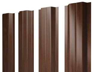 Штакетник П-образный А Монолит 0,45 Print Elite Choco Wood Choco Wood