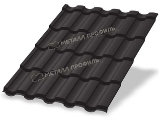 Металлочерепица Металл-Профиль Монтекристо-ML 0,5 PURETAN® RR 32 Темно-коричневый 0 - в «Монолит-Металлопрокат».