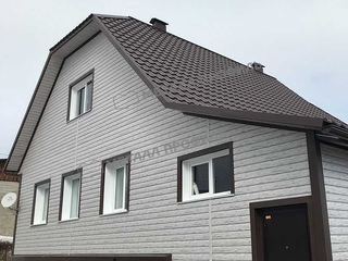 Металлочерепица Металл-Профиль Трамонтана-XL 0,5 PURMAN® RR 32 Темно-коричневый 2 - в «Монолит-Металлопрокат».