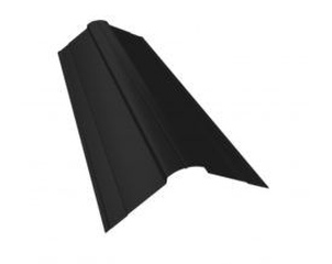 Планка конька фигурного 150x150 0,5 Satin Мatt RR 32 темно-коричневый 0 - в «Монолит-Металлопрокат».
