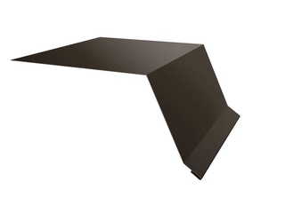Планка капельник 100х55 0,5 Satin Мatt RR 32 темно-коричневый 0 - в «Монолит-Металлопрокат».