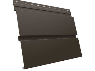 Металлический софит Квадро брус без перфорации 0,5 Satin RR 32 темно-коричневый 0 - в «Монолит-Металлопрокат».