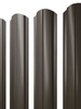 Штакетник Полукруглый Slim фигурный Grand Line 0,45 Полиэстер RR 32 Темно-Коричневый - в «Монолит-Металлопрокат».