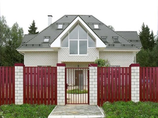 Штакетник Twin Grand Line 0,5 Quarzit lite RR 32 Темно-Коричневый 1 - в «Монолит-Металлопрокат».